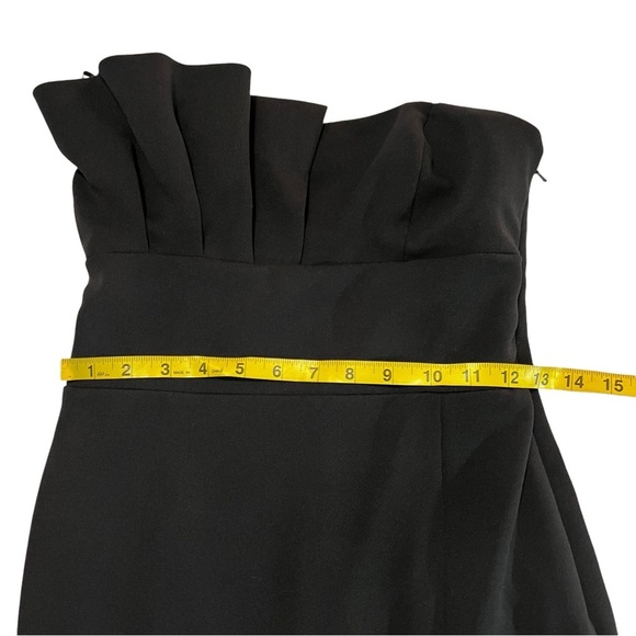 NWT Katie May Dignified Asymmetric Bustier Dress Black Small LBD Strapless mini - Picture 13 of 16